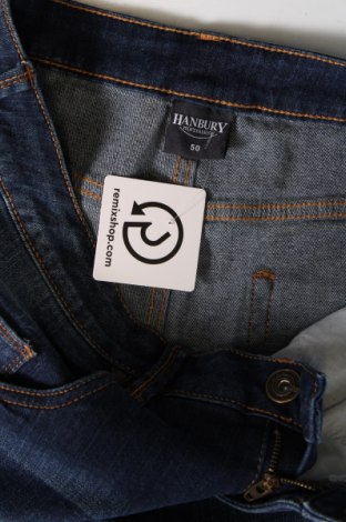 Pantaloni raiați de bărbați Hanbury, Mărime L, Culoare Albastru, Preț 33,39 Lei