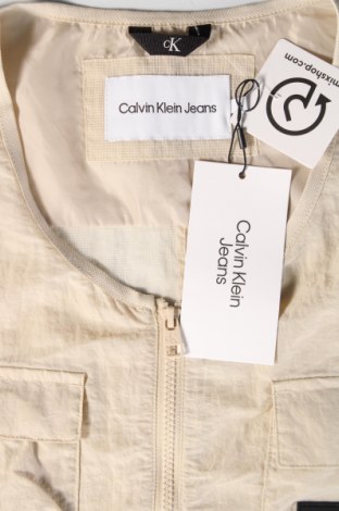 Męska kamizelka Calvin Klein Jeans, Rozmiar L, Kolor ecru, Cena 405,82 zł