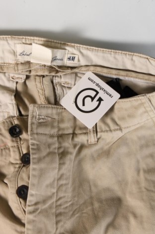 Pantaloni scurți de bărbați H&M L.O.G.G., Mărime M, Culoare Bej, Preț 63,78 Lei