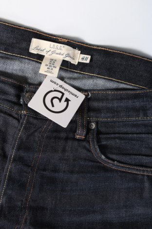 Pantaloni scurți de bărbați H&M L.O.G.G., Mărime XL, Culoare Albastru, Preț 82,24 Lei