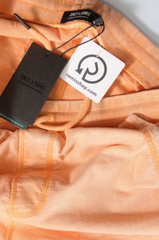 Ανδρικό κοντό παντελόνι Only & Sons, Μέγεθος XS, Χρώμα Πορτοκαλί, Τιμή 8,25 €