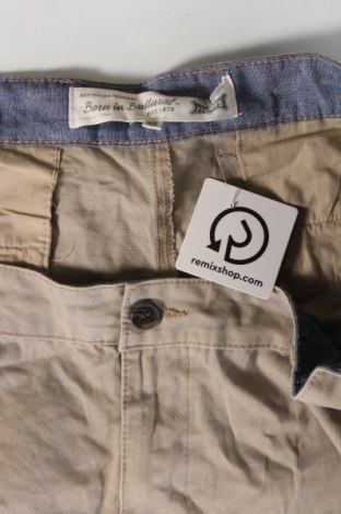 Pantaloni scurți de bărbați Rivers, Mărime XXL, Culoare Bej, Preț 57,57 Lei