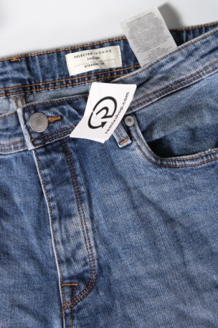 Pantaloni scurți de bărbați Selected Homme, Mărime L, Culoare Albastru, Preț 111,84 Lei