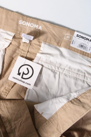 Ανδρικό κοντό παντελόνι Sonoma, Μέγεθος 3XL, Χρώμα  Μπέζ, Τιμή 18,56 €
