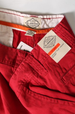 Ανδρικό κοντό παντελόνι St. John's Bay, Μέγεθος XL, Χρώμα Κόκκινο, Τιμή 23,50 €
