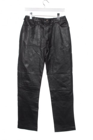Ανδρικό δερμάτινο παντελόνι, Μέγεθος S, Χρώμα Μαύρο, Τιμή 36,12 €