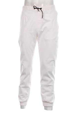 Мъжки панталон Bershka, Размер XL, Цвят Бял, Цена 17,41 лв.