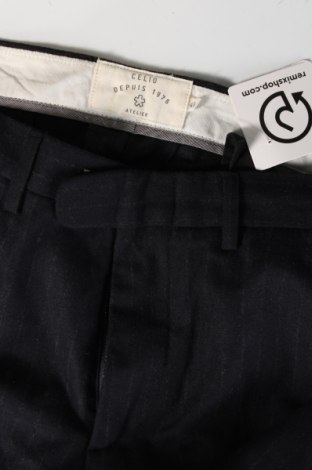 Pantaloni de bărbați Celio, Mărime L, Culoare Albastru, Preț 38,16 Lei
