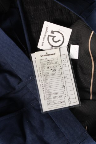 Pantaloni de bărbați Dressmann, Mărime L, Culoare Albastru, Preț 122,37 Lei