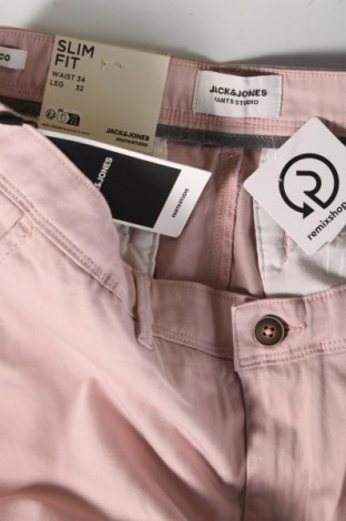 Pantaloni de bărbați Jack & Jones, Mărime L, Culoare Roz, Preț 325,66 Lei