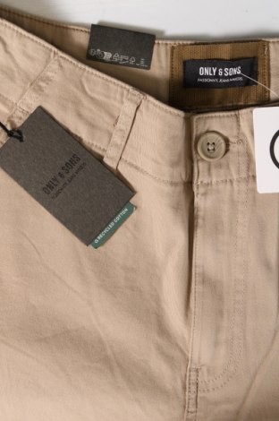 Pantaloni de bărbați Only & Sons, Mărime M, Culoare Bej, Preț 151,32 Lei