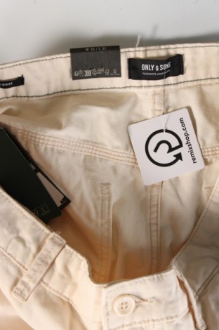 Herrenhose Only & Sons, Größe M, Farbe Beige, Preis € 10,49