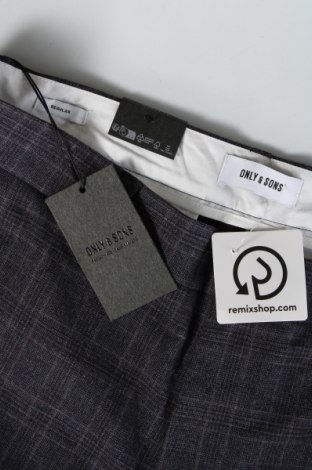 Ανδρικό παντελόνι Only & Sons, Μέγεθος M, Χρώμα Μπλέ, Τιμή 9,96 €