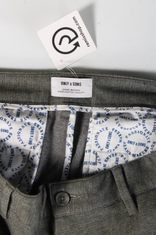 Мъжки панталон Only & Sons, Размер L, Цвят Зелен, Цена 13,05 лв.