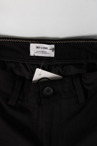 Pantaloni de bărbați Only & Sons, Mărime XS, Culoare Negru, Preț 47,70 Lei