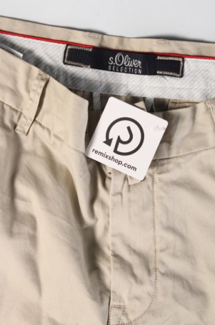 Ανδρικό παντελόνι S.Oliver, Μέγεθος L, Χρώμα  Μπέζ, Τιμή 10,14 €