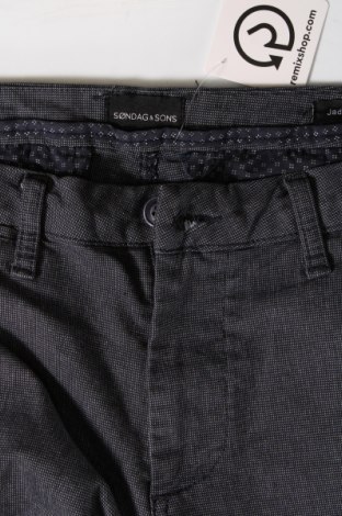 Herrenhose Sondag & Sons, Größe L, Farbe Blau, Preis € 7,06