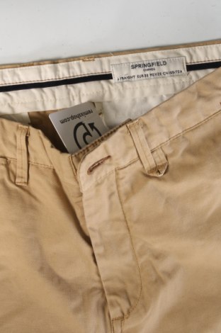 Męskie spodnie Springfield, Rozmiar S, Kolor Beżowy, Cena 63,40 zł