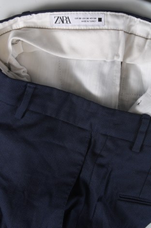 Мъжки панталон Zara, Размер S, Цвят Син, Цена 10,80 лв.
