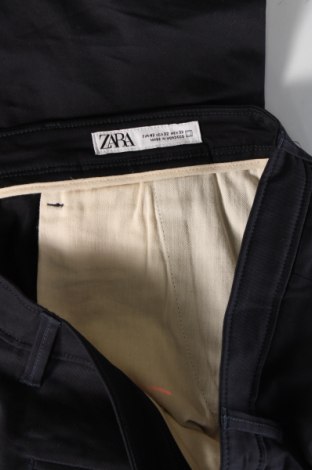 Pantaloni de bărbați Zara, Mărime M, Culoare Albastru, Preț 35,53 Lei