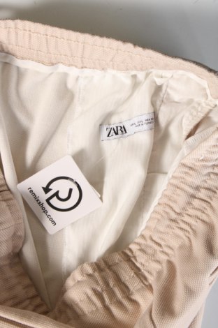 Pánske nohavice  Zara, Veľkosť L, Farba Kremová, Cena  15,31 €