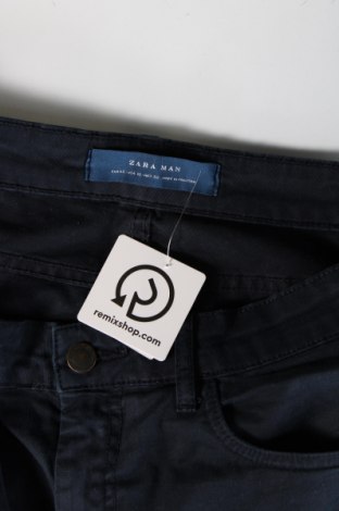 Pantaloni de bărbați Zara Man, Mărime M, Culoare Albastru, Preț 41,40 Lei