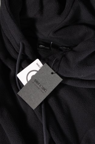 Ανδρικό φούτερ fleece Only & Sons, Μέγεθος S, Χρώμα Μαύρο, Τιμή 14,94 €