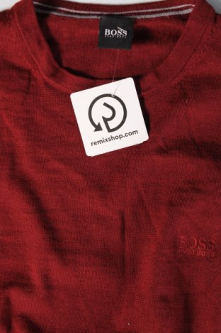 Ανδρικό πουλόβερ BOSS, Μέγεθος M, Χρώμα Κόκκινο, Τιμή 55,08 €