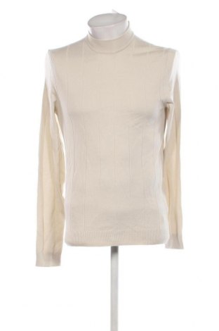 Ανδρικό πουλόβερ Bershka, Μέγεθος L, Χρώμα  Μπέζ, Τιμή 9,30 €