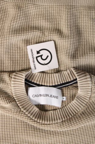 Ανδρικό πουλόβερ Calvin Klein Jeans, Μέγεθος M, Χρώμα  Μπέζ, Τιμή 39,96 €