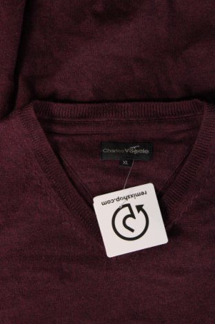 Ανδρικό πουλόβερ Charles Vogele, Μέγεθος XL, Χρώμα Κόκκινο, Τιμή 11,12 €
