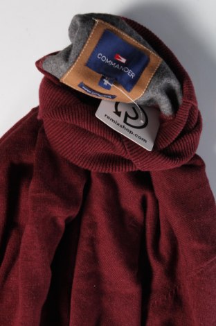 Мъжки пуловер Commander, Размер M, Цвят Червен, Цена 17,40 лв.