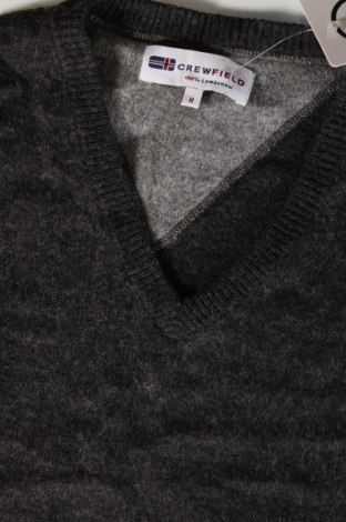 Мъжки пуловер Crewfield, Размер M, Цвят Сив, Цена 16,53 лв.