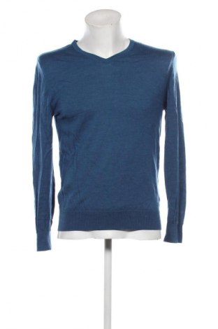 Ανδρικό πουλόβερ Dressmann, Μέγεθος M, Χρώμα Μπλέ, Τιμή 12,62 €