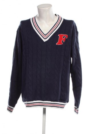 Мъжки пуловер FILA, Размер XL, Цвят Син, Цена 98,00 лв.