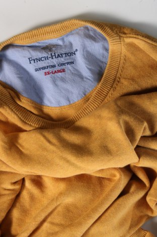 Ανδρικό πουλόβερ Fynch-Hatton, Μέγεθος 3XL, Χρώμα Κίτρινο, Τιμή 38,35 €