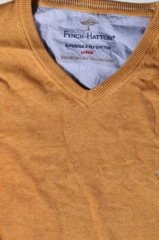 Ανδρικό πουλόβερ Fynch-Hatton, Μέγεθος L, Χρώμα Καφέ, Τιμή 38,35 €