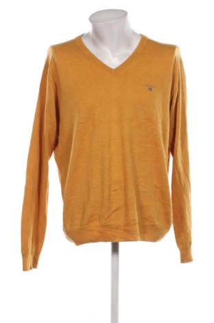 Мъжки пуловер Gant, Размер XL, Цвят Жълт, Цена 91,20 лв.