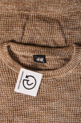 Мъжки пуловер H&M, Размер M, Цвят Кафяв, Цена 17,40 лв.