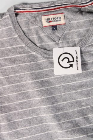 Ανδρικό πουλόβερ Hilfiger Denim, Μέγεθος L, Χρώμα Γκρί, Τιμή 59,38 €