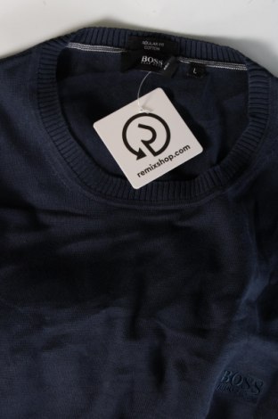 Ανδρικό πουλόβερ Hugo Boss, Μέγεθος L, Χρώμα Μπλέ, Τιμή 52,54 €