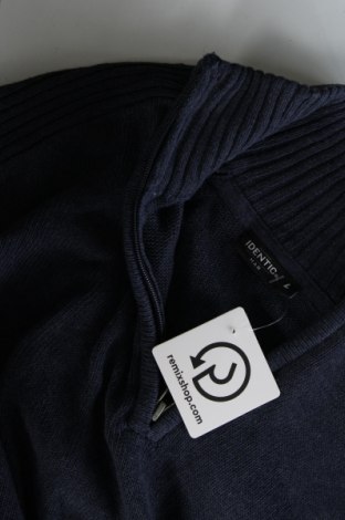 Ανδρικό πουλόβερ Identic, Μέγεθος L, Χρώμα Μπλέ, Τιμή 11,66 €