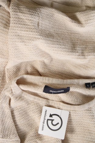 Ανδρικό πουλόβερ Jack & Jones, Μέγεθος L, Χρώμα  Μπέζ, Τιμή 16,48 €