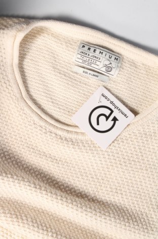 Мъжки пуловер Jack & Jones PREMIUM, Размер XL, Цвят Бежов, Цена 22,10 лв.