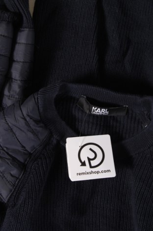 Мъжки пуловер Karl Lagerfeld, Размер S, Цвят Син, Цена 89,05 лв.