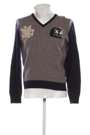 Мъжки пуловер La Martina, Размер M, Цвят Многоцветен, Цена 57,60 лв.