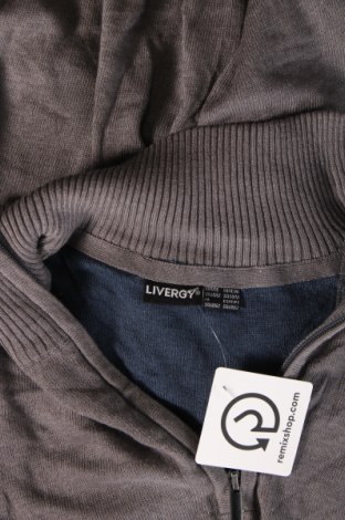 Мъжки пуловер Livergy, Размер XXL, Цвят Сив, Цена 18,85 лв.