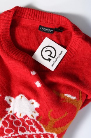 Pánsky sveter  Livergy, Veľkosť XL, Farba Červená, Cena  10,19 €