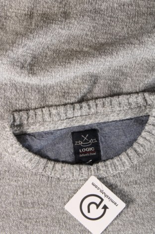 Мъжки пуловер Logic, Размер XXL, Цвят Сив, Цена 17,98 лв.