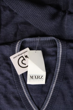 Мъжки пуловер Marz, Размер M, Цвят Син, Цена 38,50 лв.